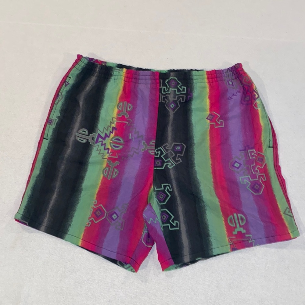 Weekend Gear vintage men’s multicolored swim trunks size medium